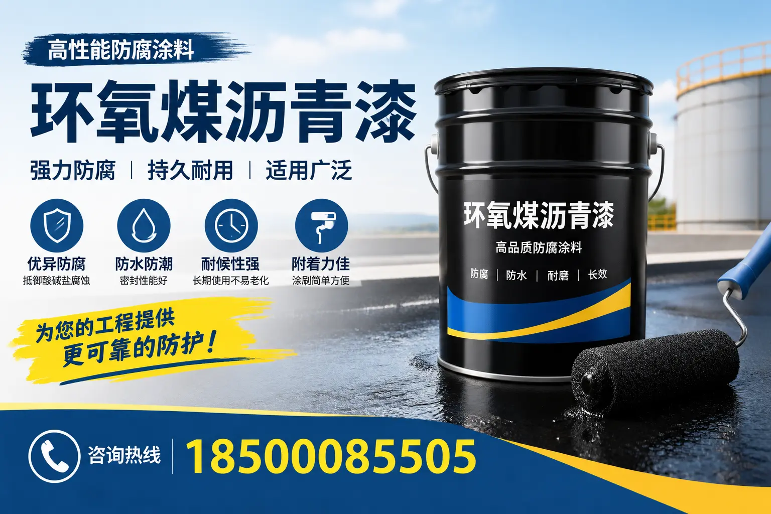 环氧煤沥青漆的施工步骤详解，大连装修必备知识